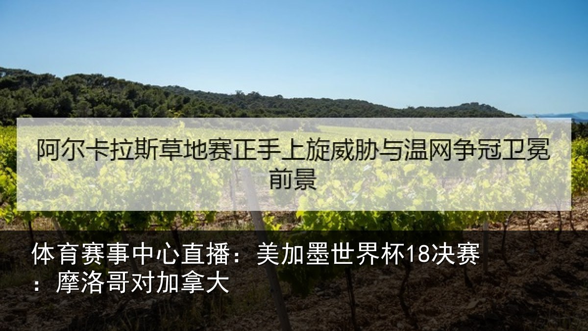 体育赛事中心直播：美加墨世界杯18决赛：摩洛哥对加拿大